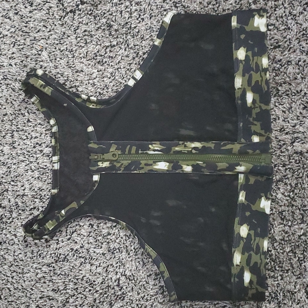 Camo sports bra